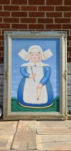 Mother Superior Oil Painting by J, Barok, Monumental Saint Nun Original ... - $182.33