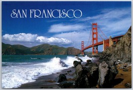 San Francisco CA  Golden Gate Bridge  Postcard - $4.27