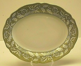 Royal Staffordshire J &amp; G Meakin Oval Serving Platter Victoria Ironstone England - £25.68 GBP