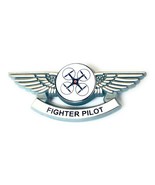 Drone Fighter Pilot Silver Prototype Wing Pin - €10,05 EUR