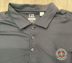 Cutter Buck 2015 U.S. Women&#39;s Open Mens Size 2XL Gray Dry Tec Golf Polo Shirt - £25.07 GBP