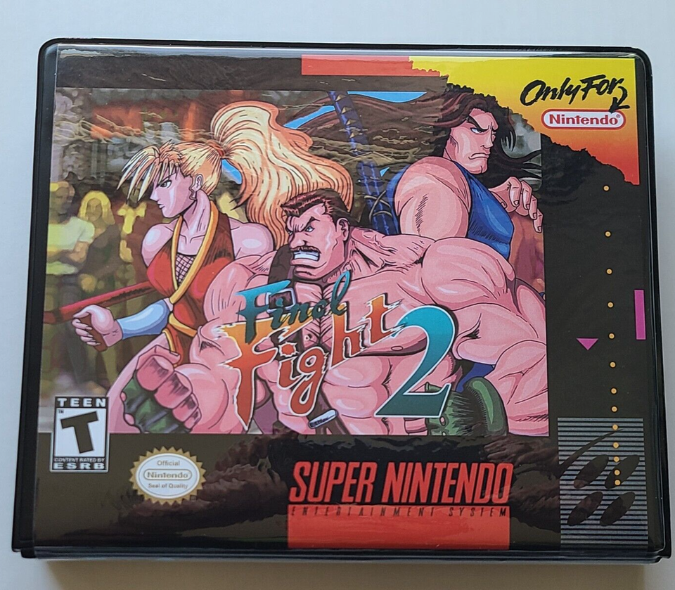 Final Fight 2 II CASE ONLY Super Nintendo SNES Box BEST Quality Available - $12.18