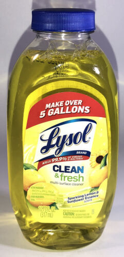 Primary image for 100 Bottles 10.75oz Ea Lysol Clean & Fresh Multi-Surface Cleaner,Lemon/Sunflower