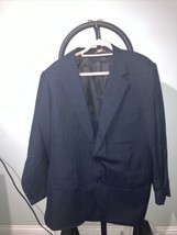 Oakton Ltd. Blue Sport Coat Blazer Jacket 2 Button Wool Blend Pleated 42... - £23.96 GBP