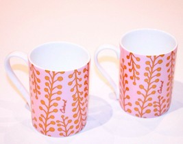 CACHAREL Mimosa Pink COFFEE MUG Delicate Fine Bone China FREE SHIPPING - £93.42 GBP