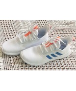 Adidas Womens Cloudfoam Pure 2.0 Running Shoe White Blue Size 8 Coral Fu... - £58.66 GBP
