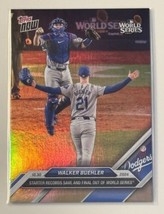 Walker Buehler World Series Save &amp; Final Out 2024 Mlb Topps Now Dodgers - 884SP! - £317.75 GBP