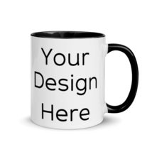 Personalized Mug with Color Inside | Customized Mug | Add Logo, Image, T... - $23.47