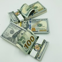 $2.500 Prop Money Real Size Full Printed Double Sided New Ages Stack 25 Pcs $100 - £13.54 GBP
