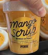 Victoria&#39;s Secret PINK Mango Exfoliating Body Scrub 10 OZ NEW Vitamin E - £7.81 GBP