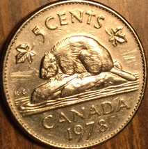 1978 Canada 5 Cents Coin - £0.95 GBP