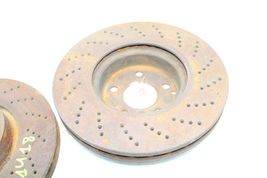 10-16 MERCEDES-BENZ E350 FRONT SPORT BRAKE ROTORS PAIR Q1418 image 10
