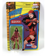 Kenner ELEKTRA Marvel Legends Daredevil Retro Kenner Hasbro 3.75&quot; - £7.39 GBP