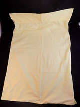 Pillow Case Standard Size Yellow Malabar 100% Cotton Pin Stripped Pillow Case - £3.02 GBP