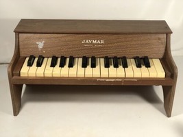 Vintage Jaymar 1950s Children Wood Toy Piano 30 Key Tabletop Display Mad... - £77.89 GBP