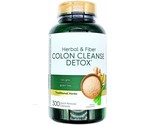 Colon Cleanse Detox Herbal and Fiber 300 Capsules Non GMO 09/2025 - £11.77 GBP