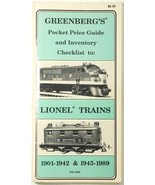 Greenberg&#39;s Guide To Lionel Trains Pocket Price Guide Booklet 1901-1989 ... - $5.00