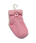 Vintage Y2K Baby Girl Clothes Carter's Pink Socks 3-12M Bow Crochet Flow... - $19.80
