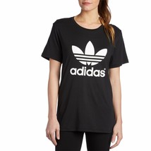 Adidas Women&#39;s No Love Club Logo T-Shirt  Black BU4768 Size Small - £14.20 GBP