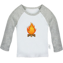 Nature Bonfire Pattern T shirt Newborn Baby T-shirt Infant Graphic Tees ... - £7.79 GBP+