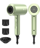 Lime Green Professional Ionic Hair Dryer 1800W Fast Drying Low Noise Dif... - $552.11 MXN