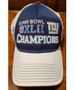 NEW YORK GIANTS HAT SUPER BOWL XLII CHAMPION REEBOK STRAPBACK  NWOT SHIP... - €17,24 EUR