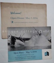 1956 vintage MARYLAND SHIPBUILDING &amp; DRYDOCK OPEN HOUSE baltimore harbor... - $64.30