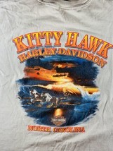 Harley Davidson Mens T-Shirt Size XL Draft Horses Beach Kitty Hawk NC Mo... - $26.24