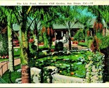 Lily Pond Mission Cliff Garden San Diego California CA UNP 1920s WB Post... - £4.61 GBP