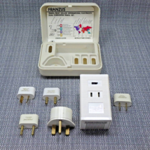 FRANZUS FR-1650E Worldwide Electricity Converter Kit Case Vintage Made i... - $18.97