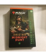 New Magic the Gathering Innistrad Midnight Hunt Green Theme Booster - 35... - $17.96