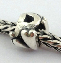 Authentic Trollbeads Sterling Silver Letter "P" Charm 11144p, New - $22.79