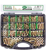 907-Piece Grade 8.8 Metric Bolt and Nut Assortment Kit, Yellow Zinc Plated - $70.60