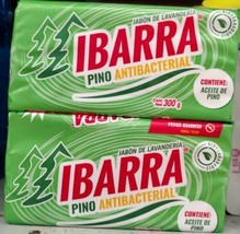 4X IBARRA JABON PINO ANTIBACTERIAL / LAUNDRY BAR SOAP 4 de 300g -ENVIO P... - $22.73