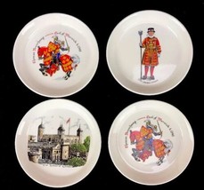 Vintage English Souvenir Pin Trays Warwick Beefeater Department Environm... - £17.46 GBP