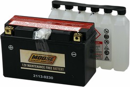 Moose Utility Division AGM Maintenance-Free Battery For 2004-2009 Yamaha... - £55.04 GBP
