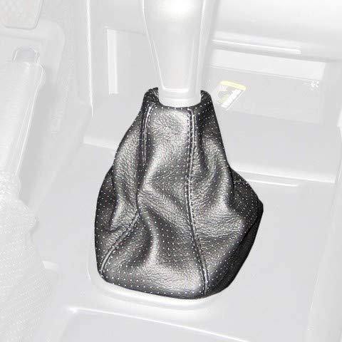 Shift Boot for 2008-2012 Honda Accord Black Italian Leather/Black Top St... - $39.59