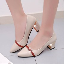 summer Office shoes Women Pumps high heels Party Simple Pointed Shallow high hee - £27.17 GBP