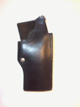 1986 Tex Shoemaker &amp; Sons 45HA Black Leather Holster RIGHT HAND - £19.41 GBP