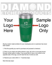 ENGRAVED Custom Personalized Name/Logo 20oz Stainless Steel Tumbler Fore... - $22.95