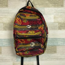 Harry Potter Backpack Hogwarts 9 3/4 School Witchcraft Red Yellow OS Unisex - $22.76