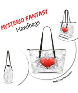 Dragon Heart Artistic Inspired PU Leather Tote Handbag. - $135.00