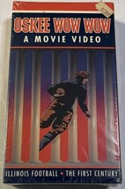 VHS Oskee Wow Wow A Movie Video Illinois Football The First Century NEW VTG 1990 - £11.74 GBP