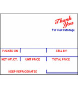 Hobart SP-80/SP-1500; SP2-1500; SP2-175; SP-600 Style J Scale Labels - $177.78 CAD