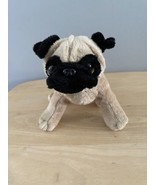 Webkinz Pug Plush HM105 Stuffed Puppy Dog Toy 8&quot; No Code - £8.46 GBP