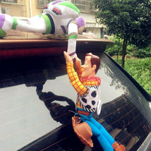 Wonder Toy Story 4 Sheriff Woody help Buzz Car Doll Outside Car Decoration - $24.99