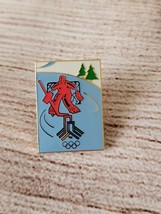 Vintage Salt Lake 2002 Hockey Winter Olympic Lapel Pin - £18.51 GBP