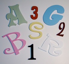 12 inch Painted Wood Letters Wooden Letters Wall Letters ALSO CUSTOM SIZES - $7.75