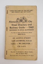 1963 Alamo City Directory Texas Alamo Photo Cover Play San Antonio - £19.94 GBP