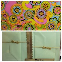 Vintage Mod Psychedelic Hippie 1960s Stationary Writing Box Set NOS Unopened - £25.83 GBP